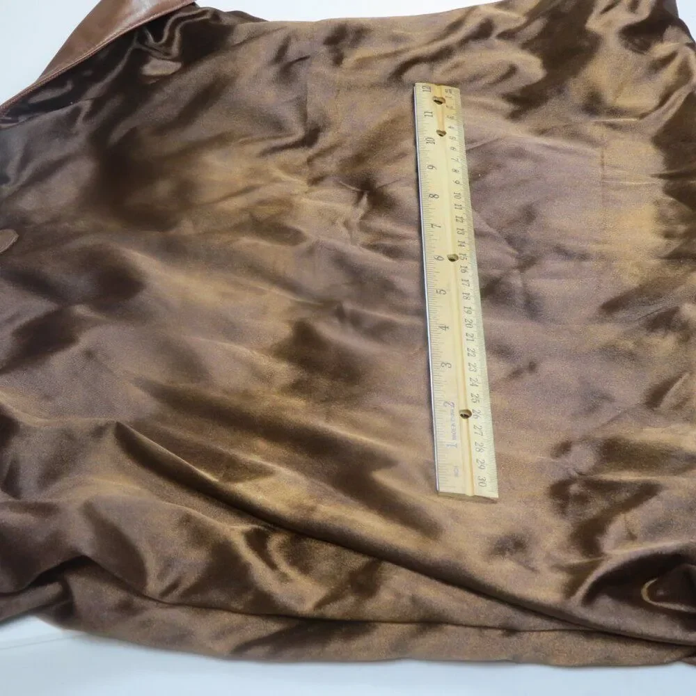 FENDI SAS. ROMA made in Italy Leather Golden Huge Bag Rare Piece